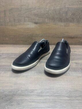 Cole Haan Black Leather Slip On Sneaker Men's Size 10
